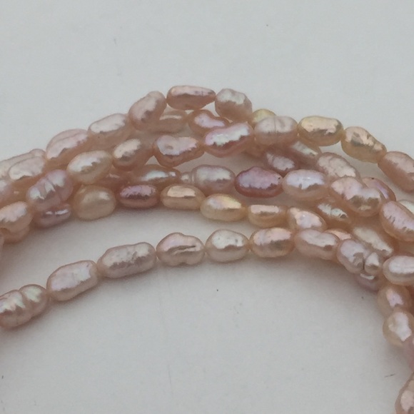 VINTAGE Genuine Pearl & Sterling Silver Bracelet - Picture 3 of 6